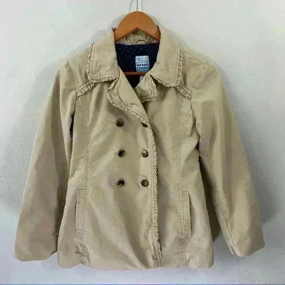 Old Navy khaki girls coat - Picture 1 of 6